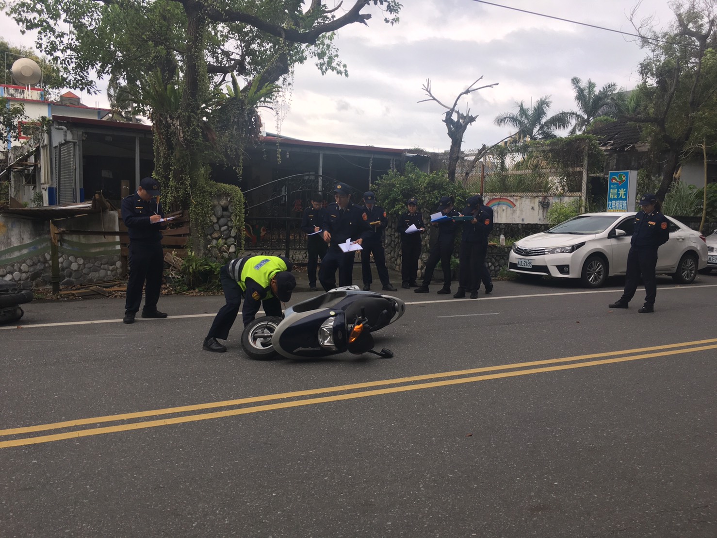 新城警新血報到 務實學習交通事故處理