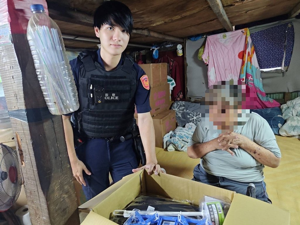 花蓮新城警關懷弱勢獨居長者 結合社福資源提供即時協助