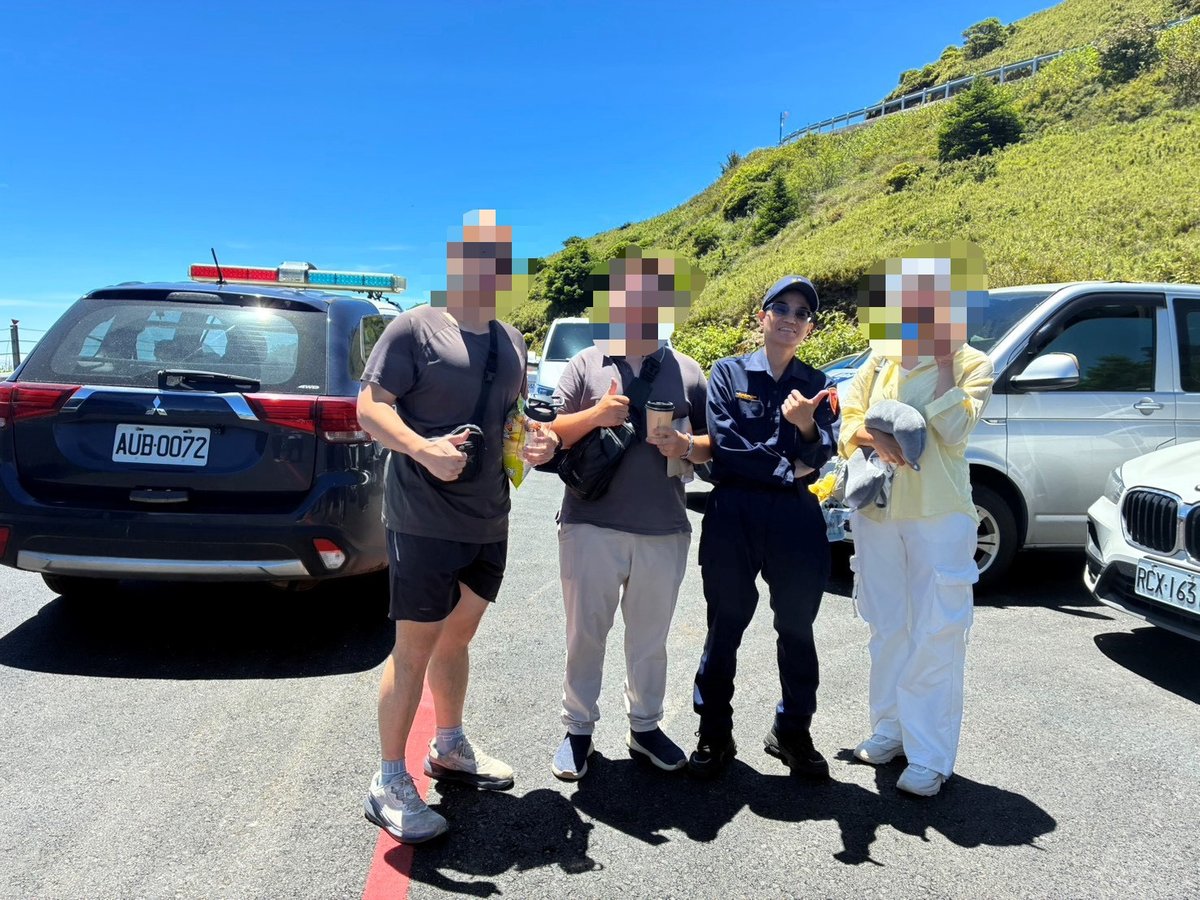 外籍遊客攀登合歡山疑高山症發作 新城警即時協助平安脫險
