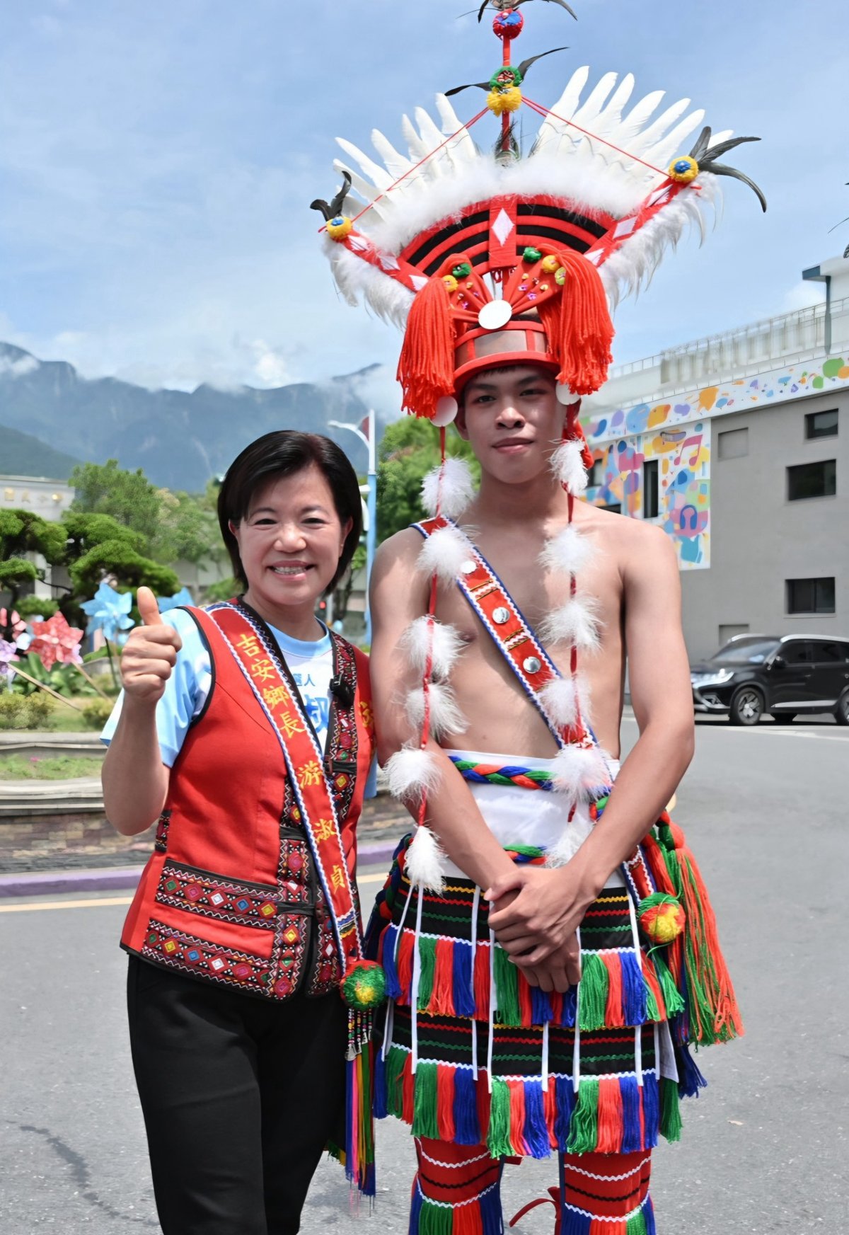 吉安 PATAKUS 報訊迎豐年祭 游淑貞邀全民共榮部落文化